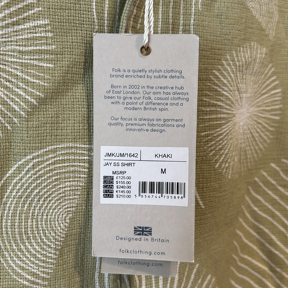 Folk mens shirt size medium - Picture 5 of 6